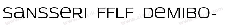 SansSeri fFLF Demibo字体转换